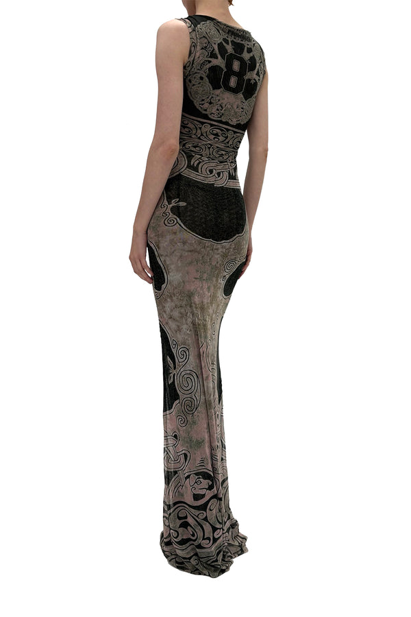 Celtic Mesh Maxi Gown