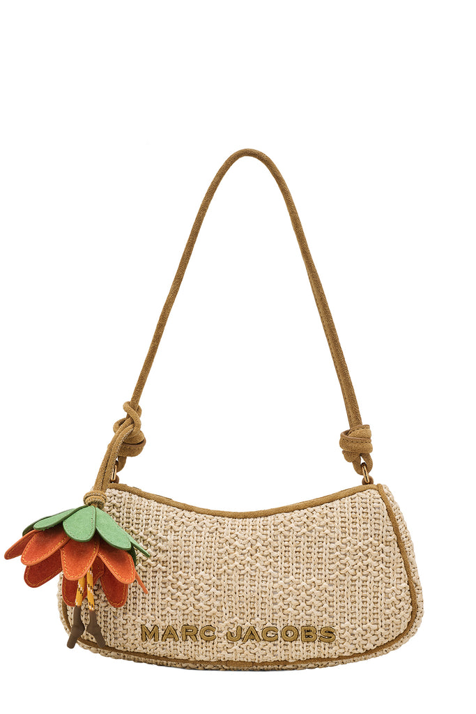 The Shoulder Summer Woven Charm Shoulder Bag