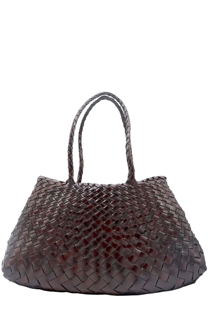 Big Santa Croce Woven Leather Bag