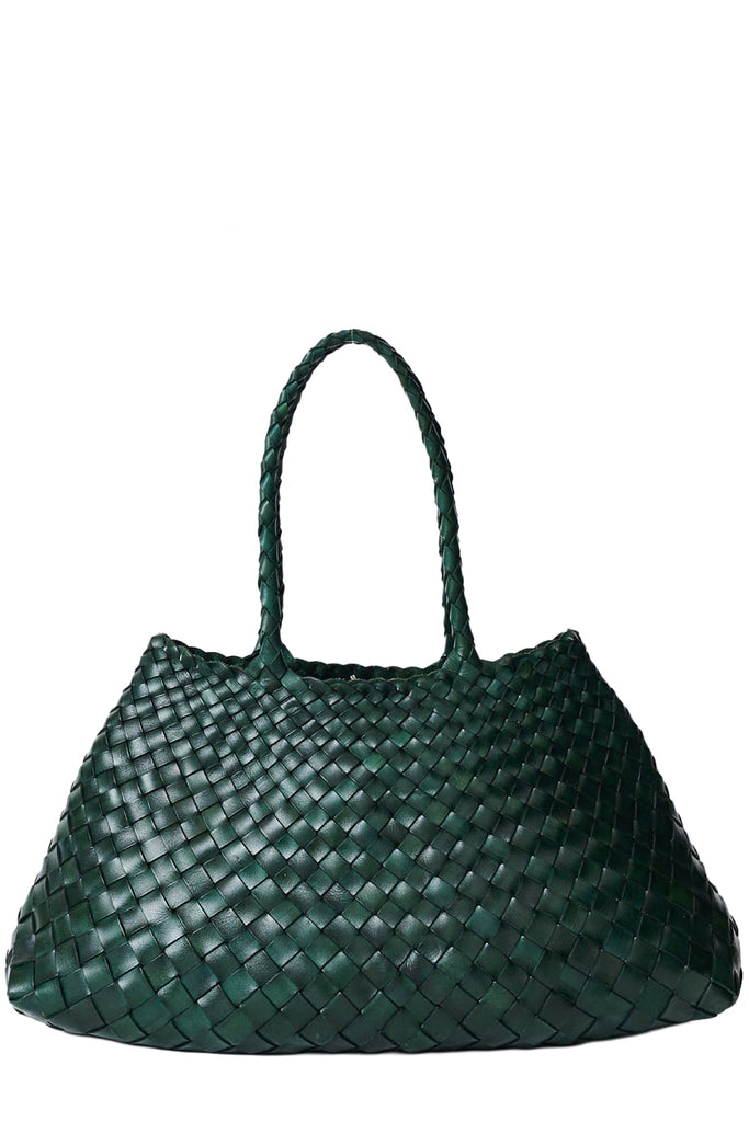 Big Santa Croce Woven Leather Bag