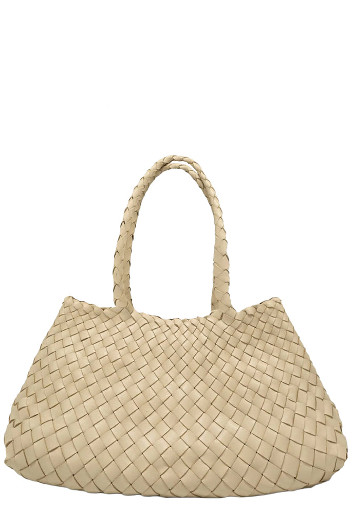 Big Santa Croce Woven Leather Bag