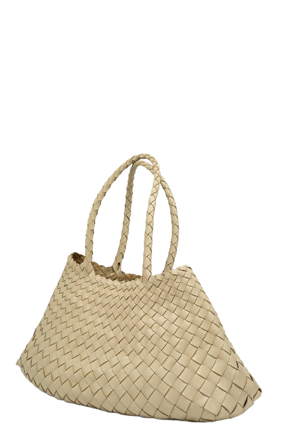 Big Santa Croce Woven Leather Bag