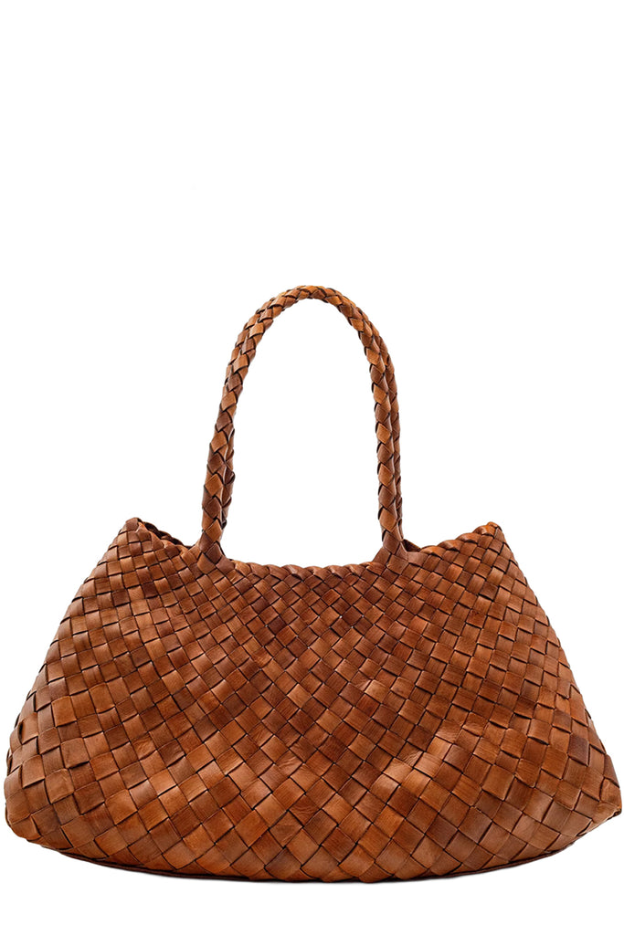 Big Santa Croce Woven Leather Bag