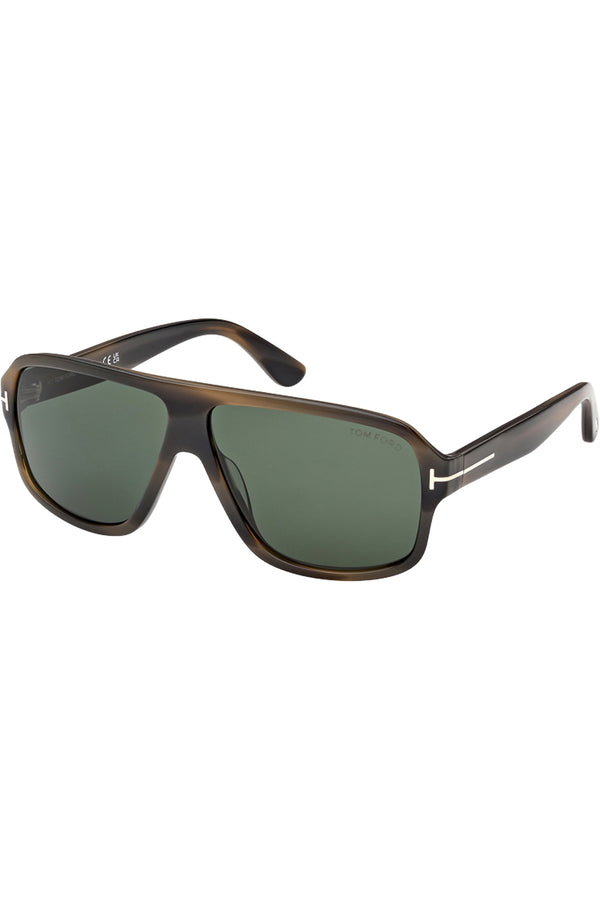 William Rectangular Moto Sunglasses