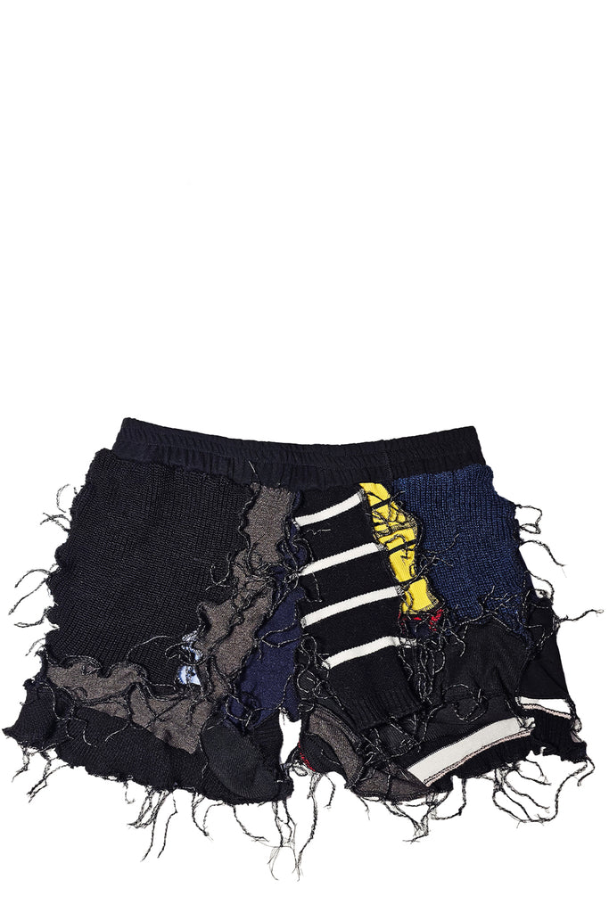 Regenerated Fluff Mini Shorts