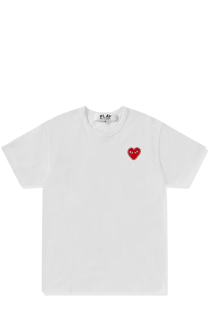 Small Red Rhinestone Heart Unisex Play T-Shirt