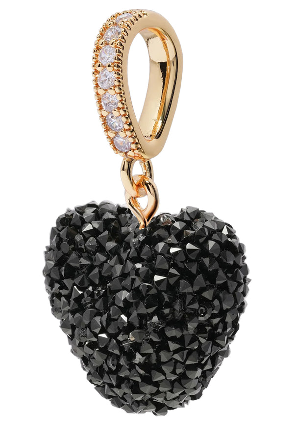 Jelly Heart Pendant Pave Connector