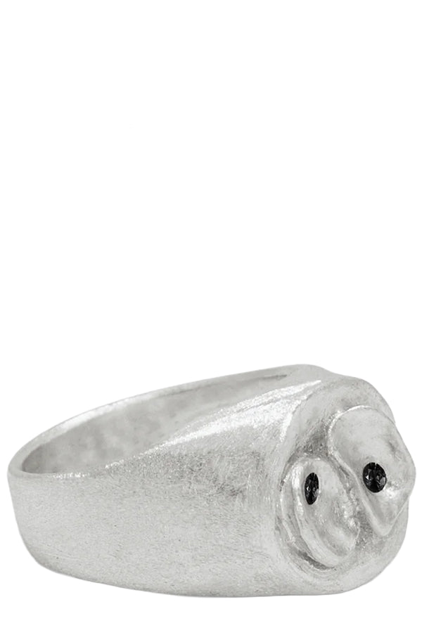 Vulkán gyűrű fekete gyémánttal