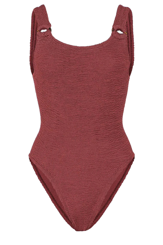 Domino Ring-Detail Swimsuit