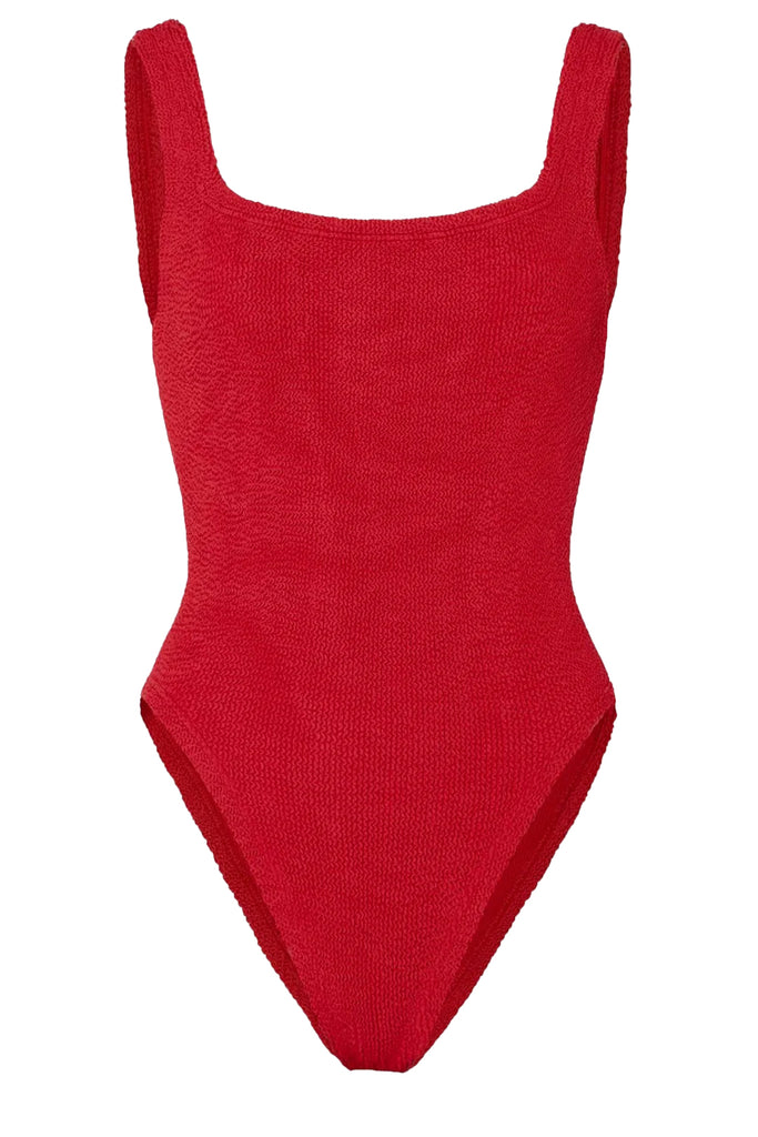 Square-Neck Swimsuit
