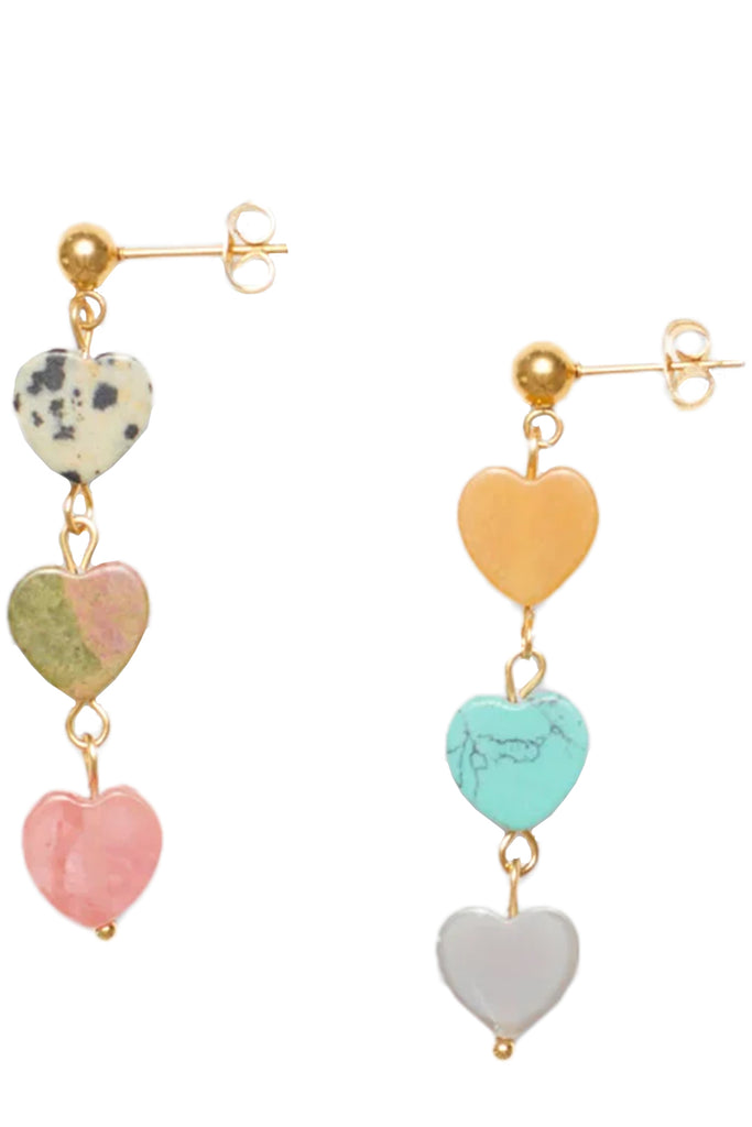 Szivecskés fülbevaló