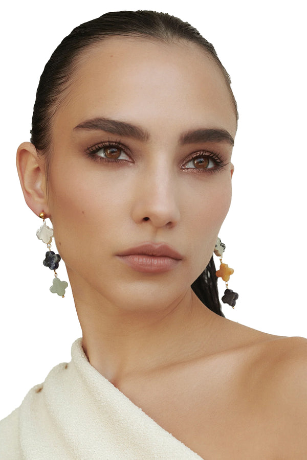 Dangle Clover Earrings