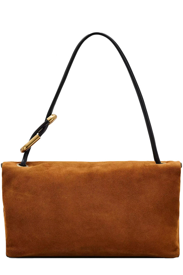 The Suede Dual Shoulder Bag