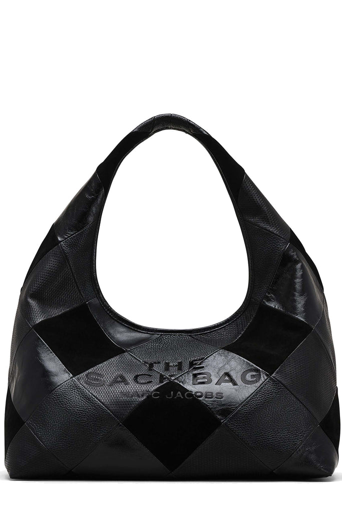 The Suede Patchwork Sack Bag