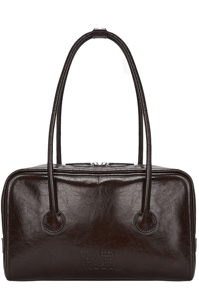 Soft Boston Crinkle Leather Bag