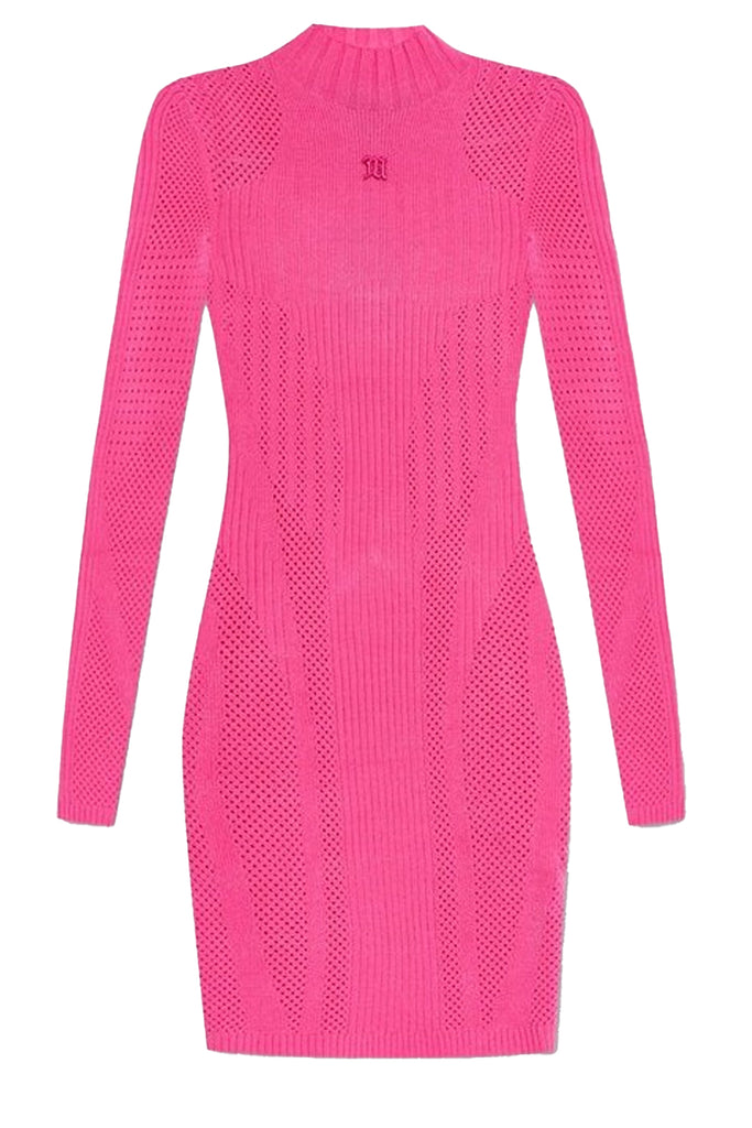 Bianca Knitted Mesh Mini Dress