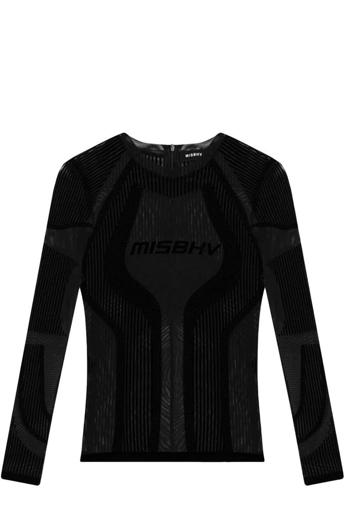 Flock Mesh Sport Longsleeve Top