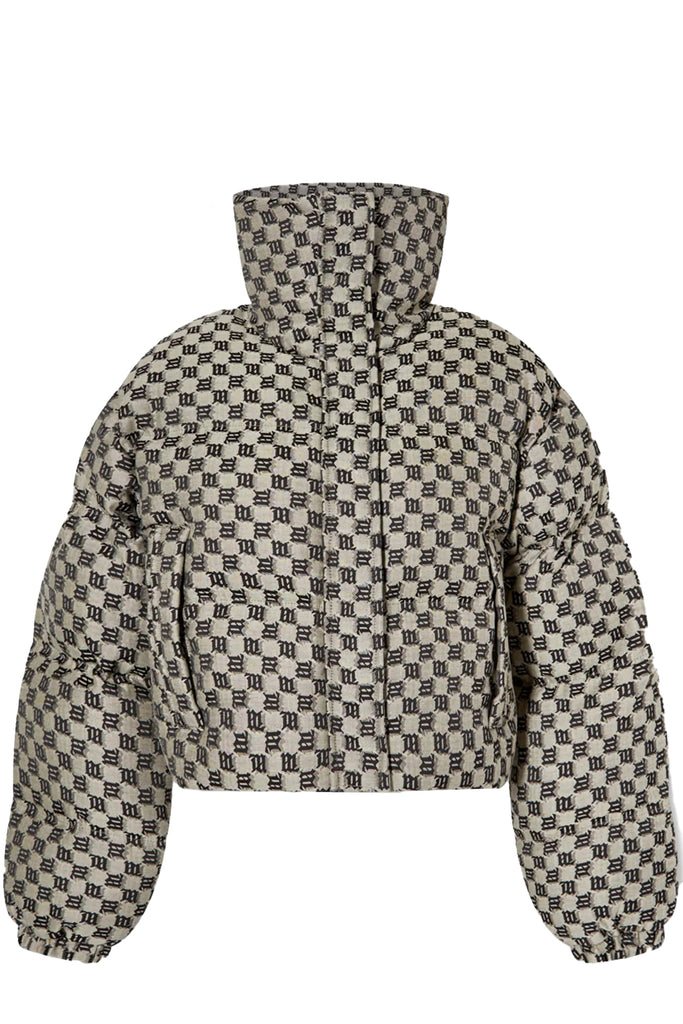 Monogram Jacquard Canvas Puffer