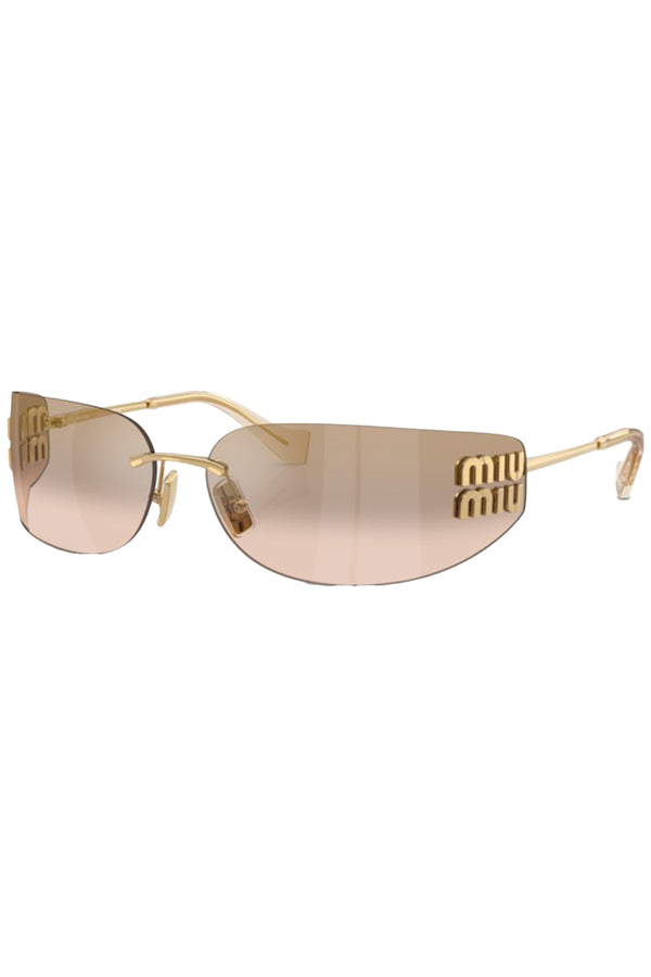 Logo-Detail Frameless Sunglasses