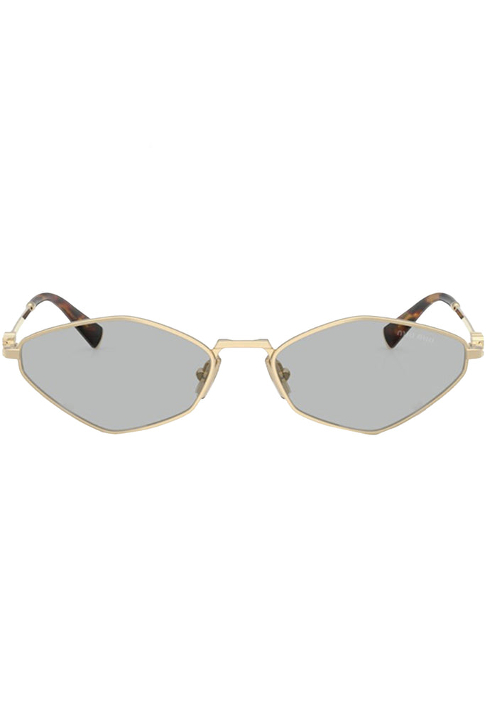 Rectangle Logo-Hinge Wire-Frame Sunglasses