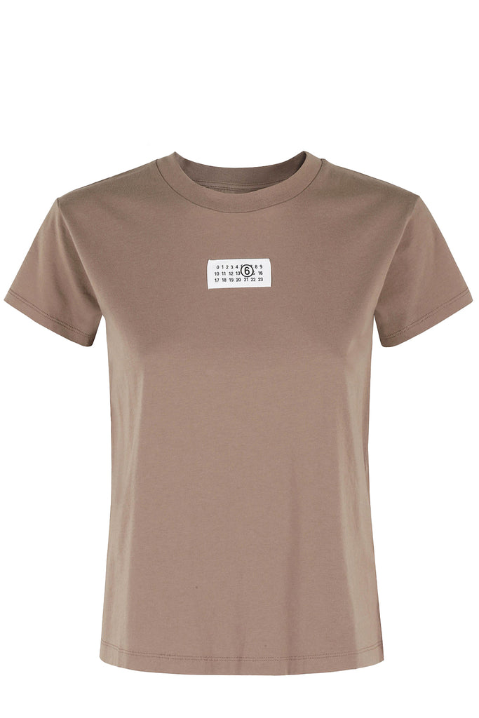 T-Shirt With White Label