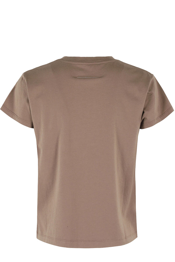 T-Shirt With White Label