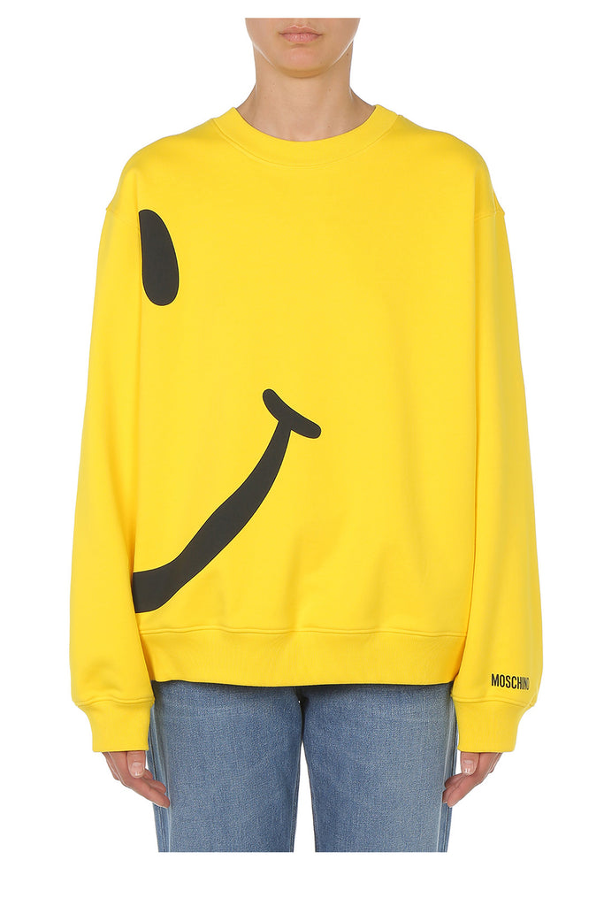 Smiley Print Sweatshirt