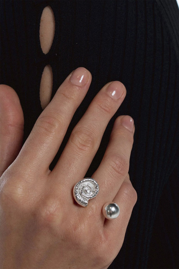 Sea Snail Open Ring