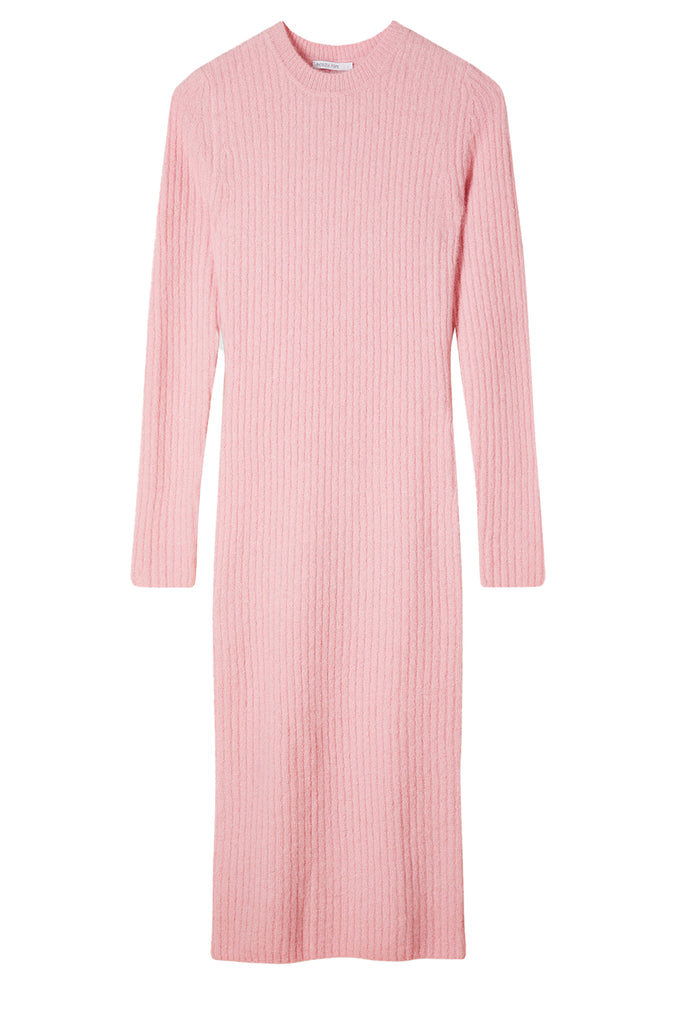 Knit Midi Dress With Slit