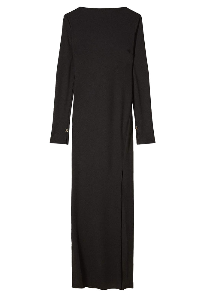 Cowl Back Long Sleeved Dress