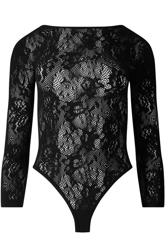 Long-Sleeved Lace Body