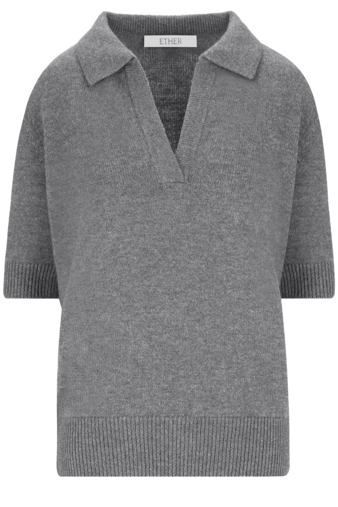 Maru Merino Cashmere Blend Polo Shirt