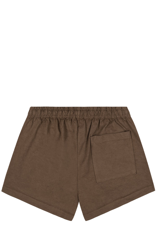 Ny Crest Embroidered Disco Shorts