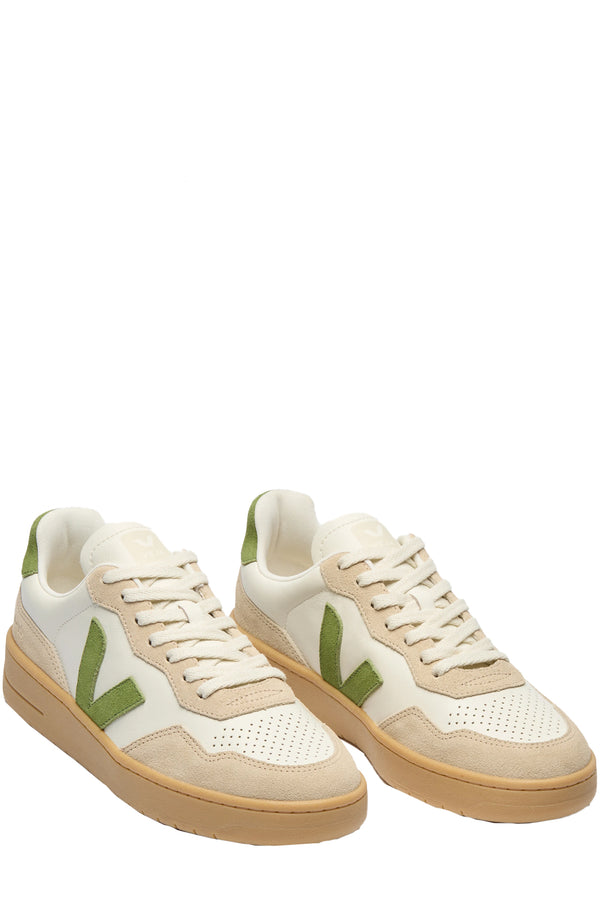 V-90 Organic-Traced Leather Sneakers