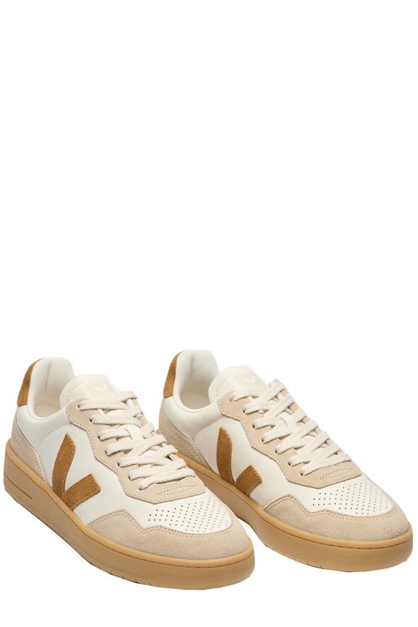 V-90 Organic-Traced Leather Sneakers