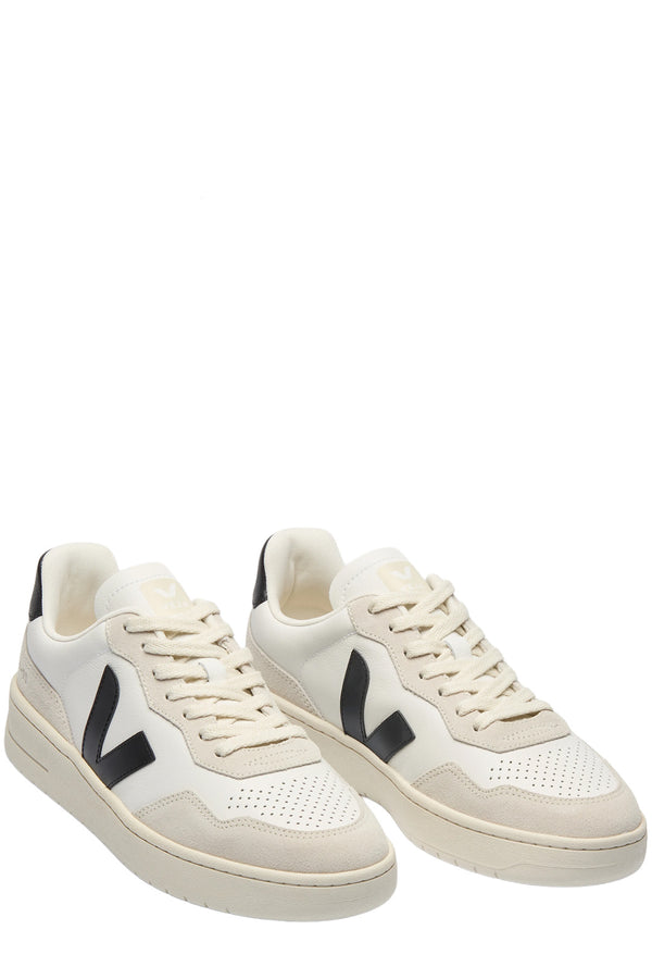 V-90 Organic-Traced Leather Sneakers