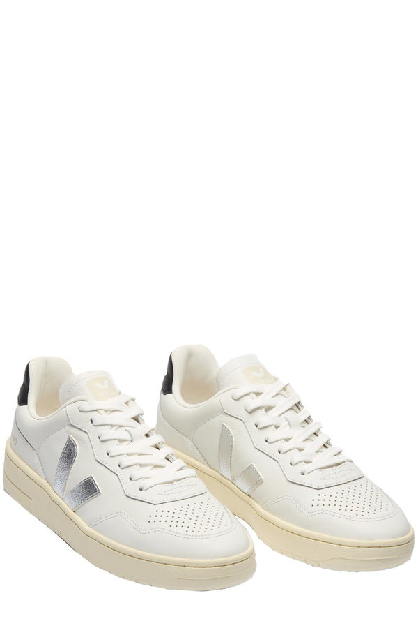 V-90 Organic-Traced Leather Sneakers