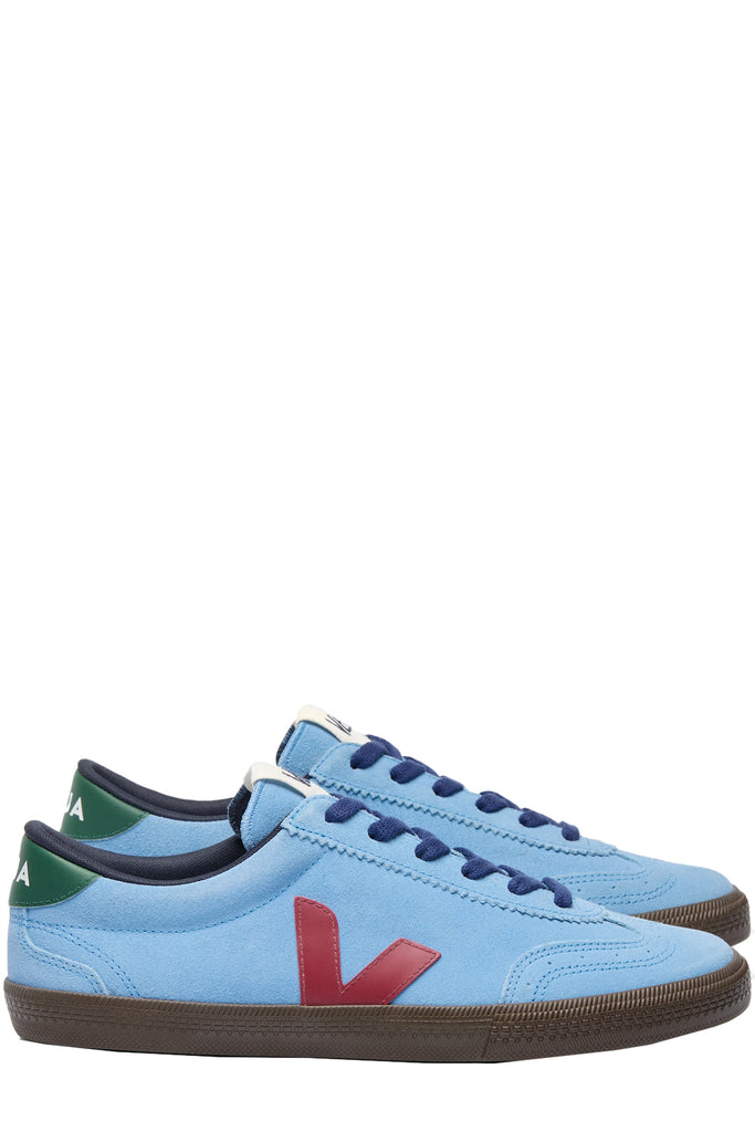 Volley Organic-Traced Leather Sneakers