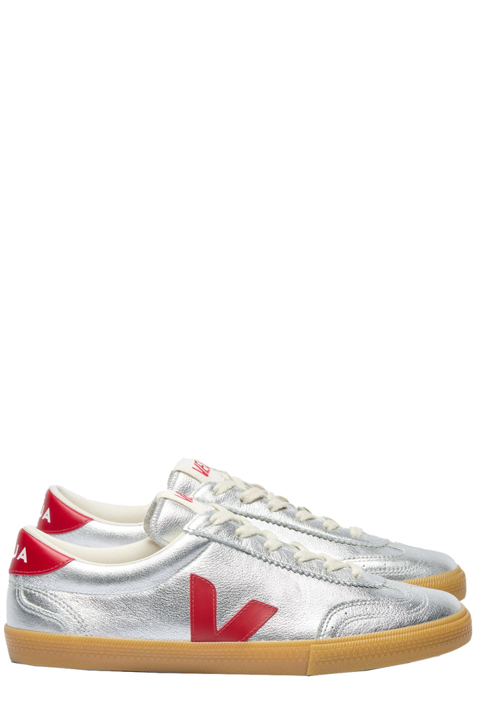 Volley Organic-Traced Leather Sneakers