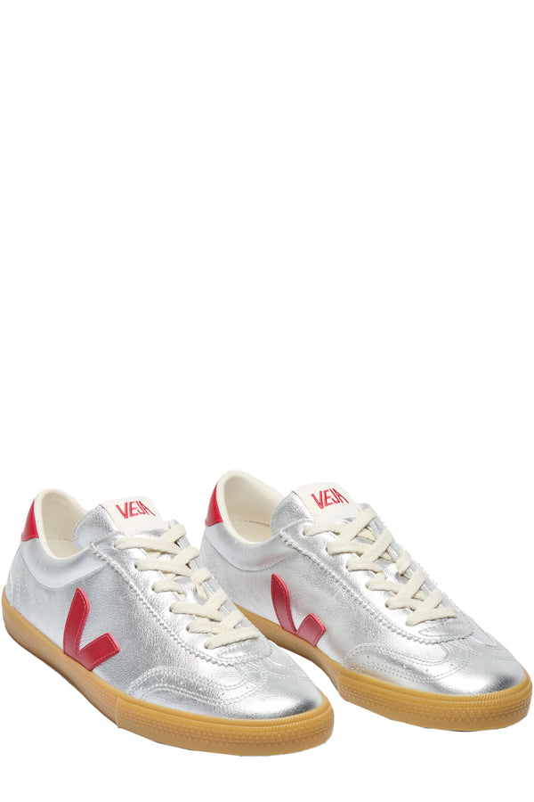 Volley Organic-Traced Leather Sneakers