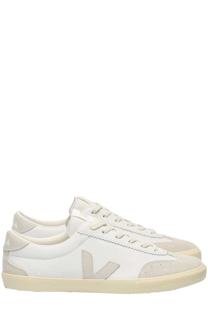Volley Organic-Traced Leather Sneakers