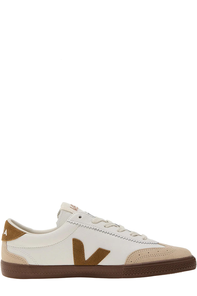 Volley Organic-Traced Leather Sneakers