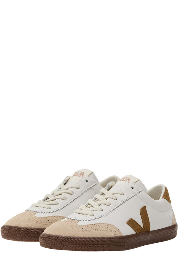 Volley Organic-Traced Leather Sneakers
