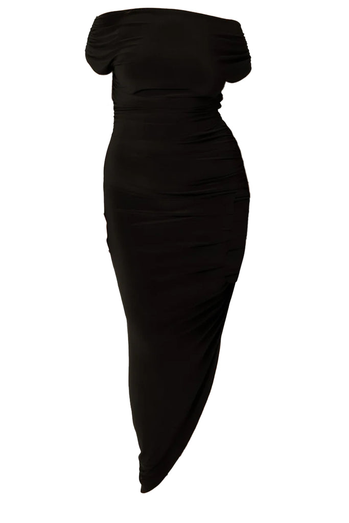 Columbine Ruched Maxi Dress