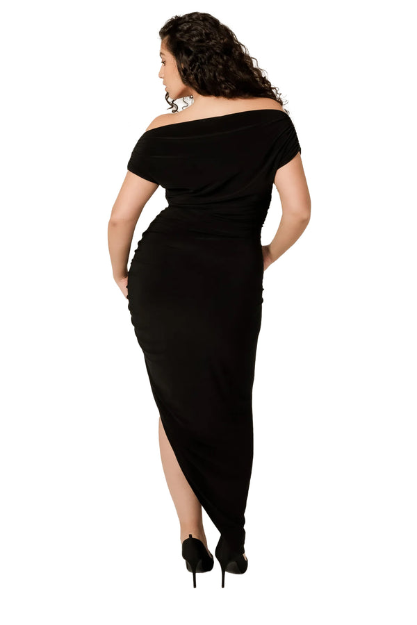 Columbine Ruched Maxi Dress